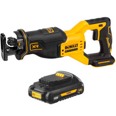 Аккумуляторная сабельная пила DeWALT DCS382N+DCB187, без акб