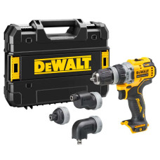 Аккумуляторная дрель-шуруповерт DeWALT DCD703NT со сменными насадками, без акб в TSTAK
