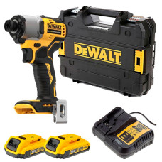 Аккумуляторный ударный шуруповерт DeWALT DCF840D2T, 2 акб 18V XR Li-lon 2 Ah, з/у в TSTAK