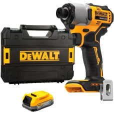 Аккумуляторный ударный шуруповерт DeWALT DCF840E1T, 1 акб 18V XR Li-lon PowerStack 1.7 Ah, без з/у в TSTAK