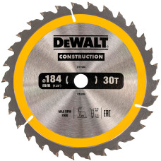Пильный диск Construction DeWALT DT1940 184x16x1.7 мм 30 зубьев