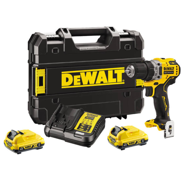 Аккумуляторная дрель-шуруповерт DeWALT DCD701D2, 2 акб 2 Ah, з/у в TSTAK