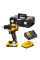 Аккумуляторная дрель-шуруповерт DeWALT DCD708D2T, 2 акб 2 Ah, з/у в TSTAK