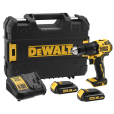 Аккумуляторная ударная дрель-шуруповерт DeWALT DCD709S2T, 2 акб 1.5 Ah, з/у в TSTAK