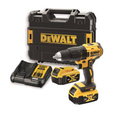 Аккумуляторная дрель-шуруповерт DeWALT DCD777M2T, 2 акб 4 Ah, з/у в TSTAK