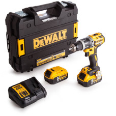 Аккумуляторная ударная дрель-шуруповерт DeWALT DCD796P2, 2 акб 5 Ah, з/у в TSTAK