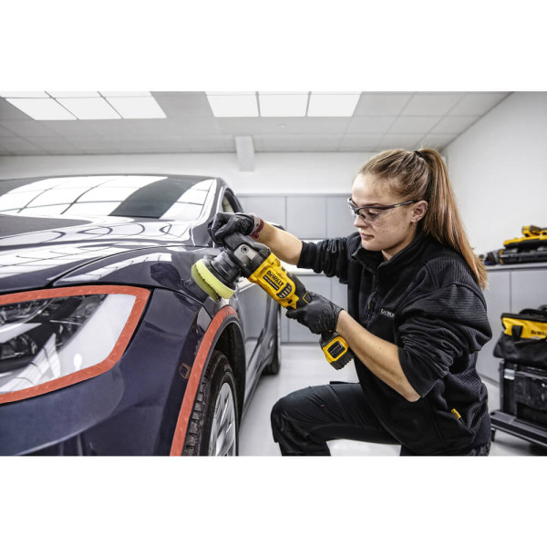 Аккумуляторная полировальная машина DeWALT DCM848N, без акб