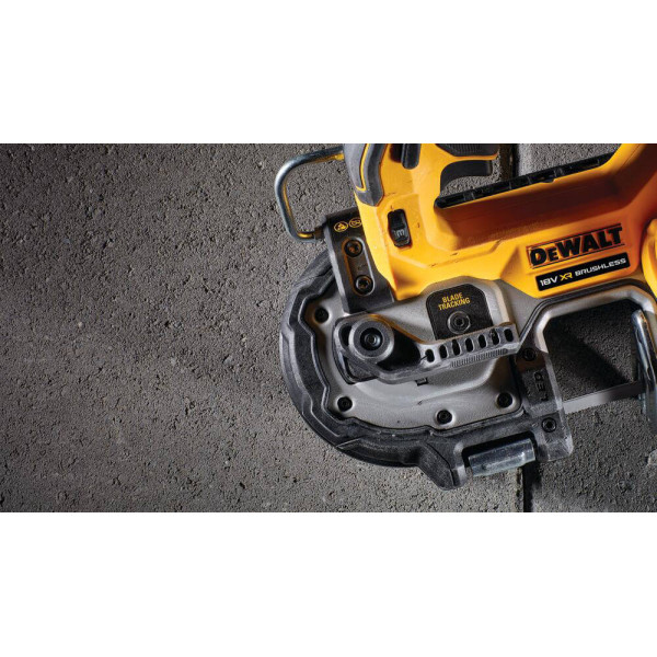 Аккумуляторная ленточная пила DeWALT DCS377NT, без акб в TSTAK