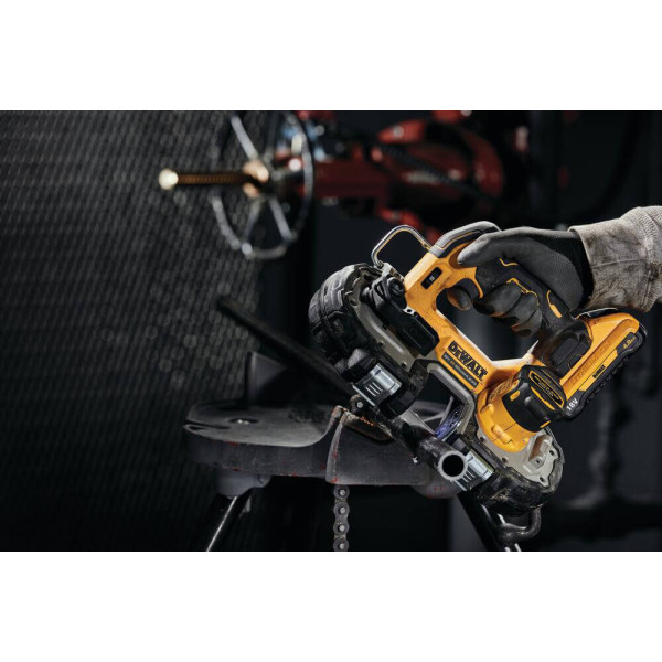 Аккумуляторная ленточная пила DeWALT DCS377NT, без акб в TSTAK