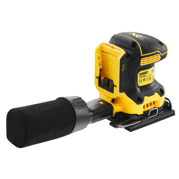Аккумуляторная вибрационная шлифмашина DeWALT DCW200NT, без акб в чемодане