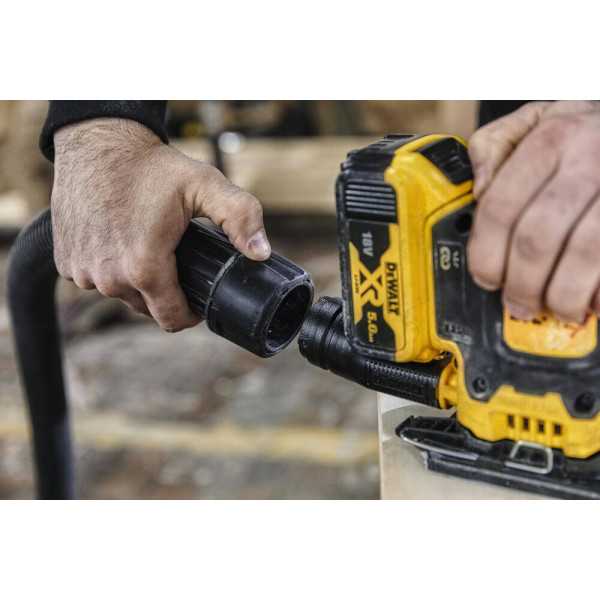 Аккумуляторная вибрационная шлифмашина DeWALT DCW200NT, без акб в чемодане