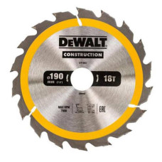Пильный диск Construction DeWALT DT1943 190x30x1.7 мм 18 зубцов