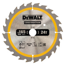 Пильный диск Construction DeWALT DT1949 165x20x1 мм