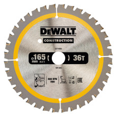 Пильный диск Construction DeWALT DT1950 165x20x1 мм